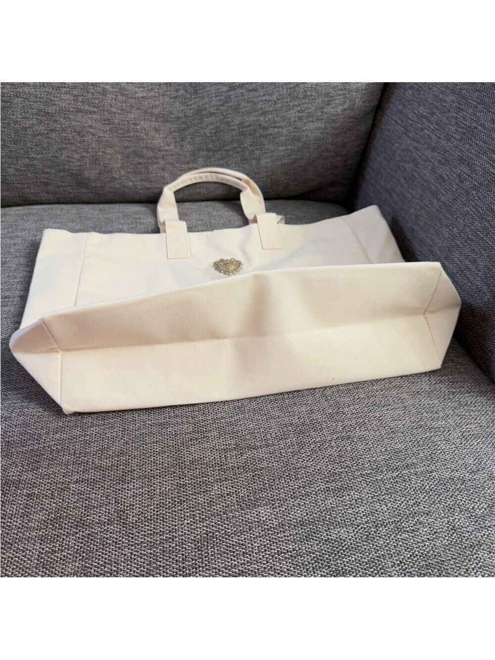 Dolce & Gabbana Beauty Tote Large Cream Luxury Authentic New - Picture 8 of 16